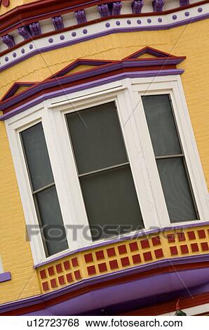 Stock Photo - Exterior bay window. Fotosearch