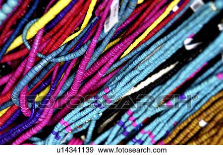 Stock Photo - Bead necklaces. Fotosearch