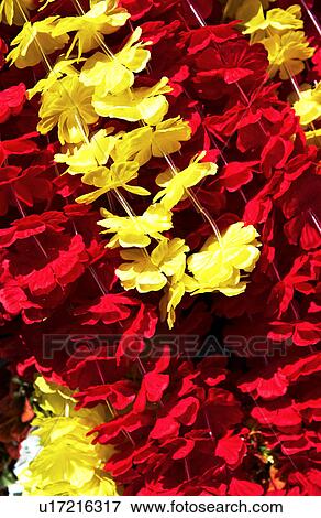 Stock Photo - Flower lei background. Fotosearch
