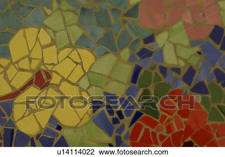 Flowered tiles View Large Photo Image Stock Image - Flowered tiles. Fotosearch