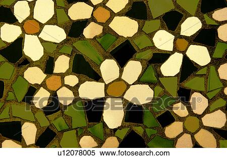 Stock Photography - Flowered tiles. Fotosearch