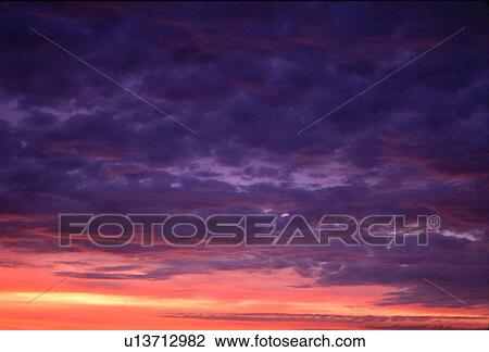 Sky at sunset View Large Photo Image Stock Image - Sky at sunset. Fotosearch