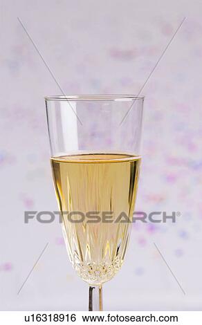 Stock Photograph - Champagne glass. Fotosearch