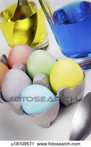 Stock Image - Easter eggs. Fotosearch