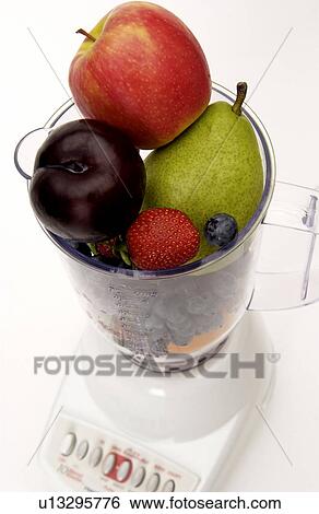 Fruit in blender View Large Photo Image Stock Photograph - Fruit in blender. Fotosearch