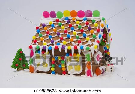 Stock Photo - Gingerbread house. Fotosearch