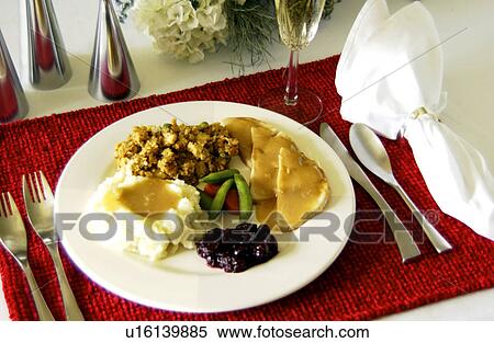 Stock Photography - Holiday meal. Fotosearch
