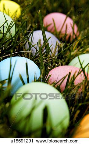Stock Image - Easter eggs. Fotosearch