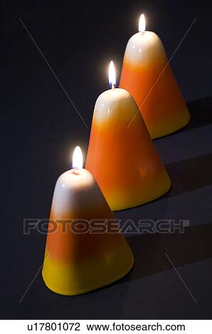 Halloween candles View Large Photo Image Stock Image - Halloween candles. Fotosearch