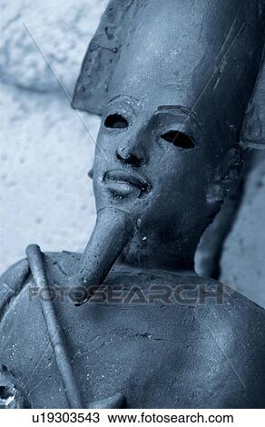 Stock Image - Egyptian statue. Fotosearch