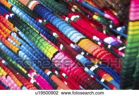 Stock Image - Mexican blankets. Fotosearch