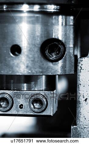 Stock Image - Detail of industrial machinery. Fotosearch