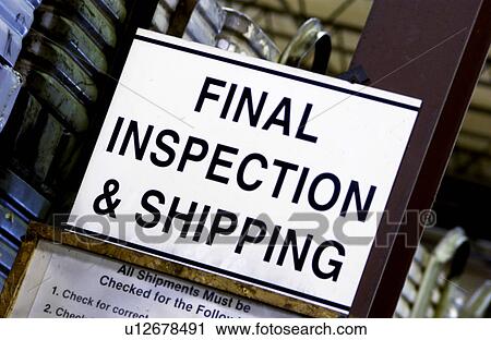 Stock Image - Factory signage. Fotosearch