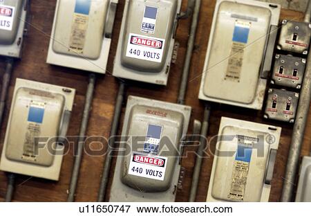 Stock Photo - Fuseboxes. Fotosearch
