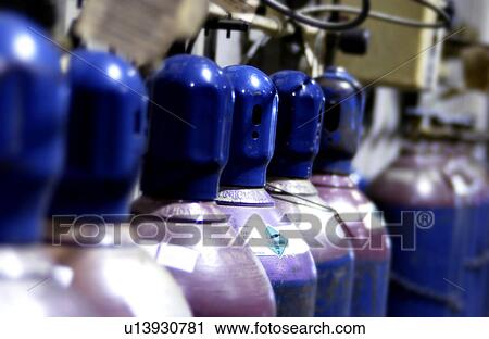 Gas tanks in factory View Large Photo Image Stock Image - Gas tanks in factory. Fotosearch