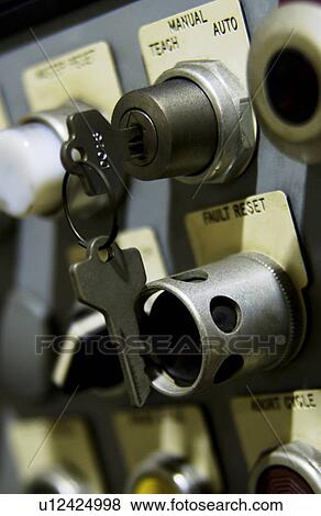 Industrial control panel lock out View Large Photo Image Stock Photo - Industrial control panel lock out. Fotosearch