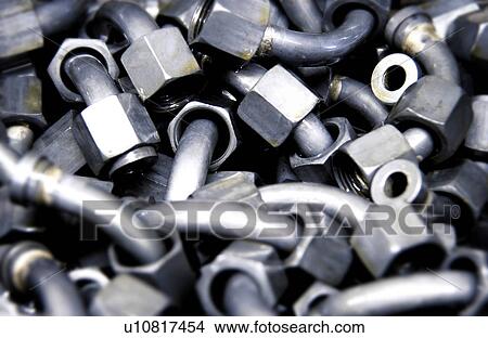 Picture - Industrial metal parts pattern. Fotosearch