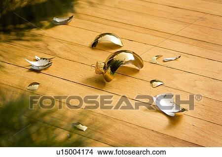 Picture - Broken ornament. Fotosearch