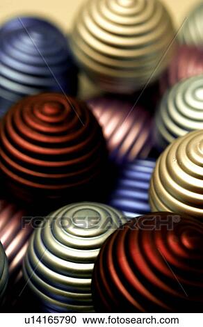 Stock Image - Christmas tree ornaments. Fotosearch