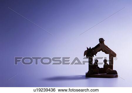 Stock Photograph - Nativity scene ornament. Fotosearch