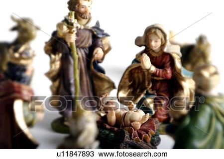 Stock Image - Nativity scene. Fotosearch