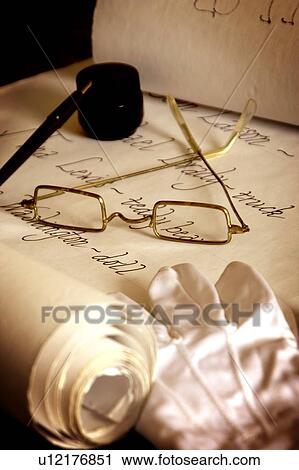 Stock Image - Santas list. Fotosearch