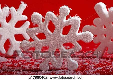 Stock Image - Snowflakes. Fotosearch
