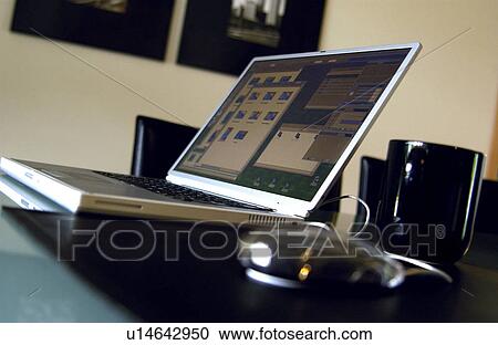 Stock Image - Laptop. Fotosearch