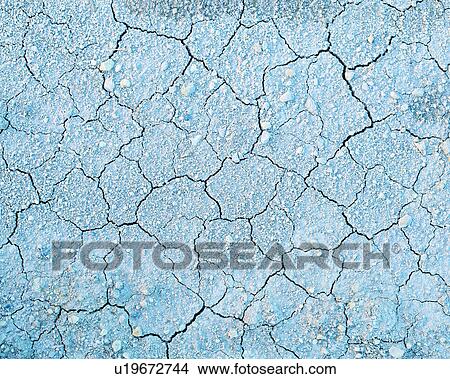 Picture - soil, texture, blue, background, grey. Fotosearch