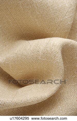 Stock Photography - Crumpled linen, close-up. Fotosearch