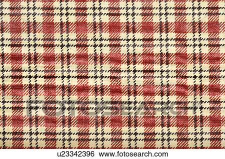 Stock Photograph - Printed cotton, close-up. Fotosearch