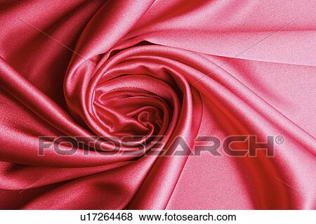 Stock Photo - Red silk . Fotosearch