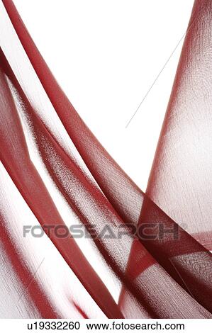 Sheer red fabric View Large Photo Image Stock Image - Sheer red fabric. Fotosearch