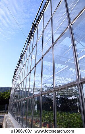 Stock Photo - Greenhouse exterior . Fotosearch