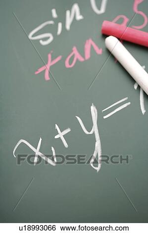 Equation written on blackboard View Large Photo Image Stock Photograph - Equation written on blackboard. Fotosearch