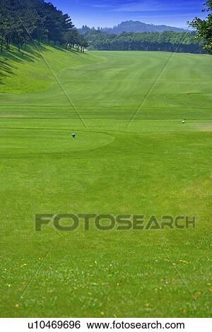 Stock Photograph - Golf course landscape. Fotosearch