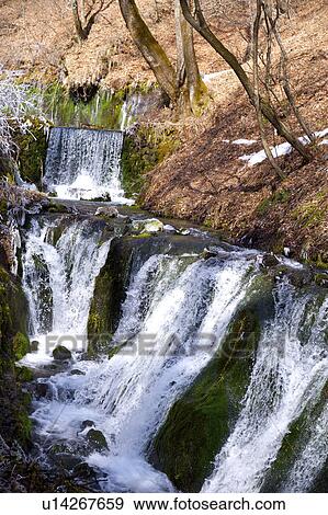 Close-up of part of waterfall View Large Photo Image Stock Photo - Close-up of part of waterfall. Fotosearch