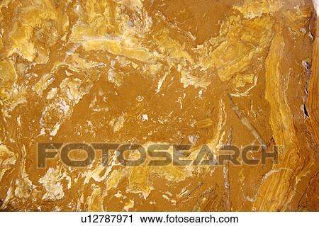 Stock Image - Tan and Yellow Marble. Fotosearch