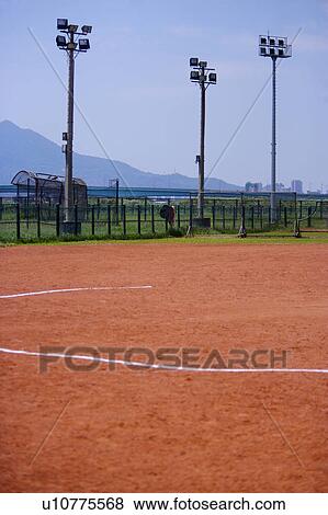 Stock Photo - Baseball diamond. Fotosearch