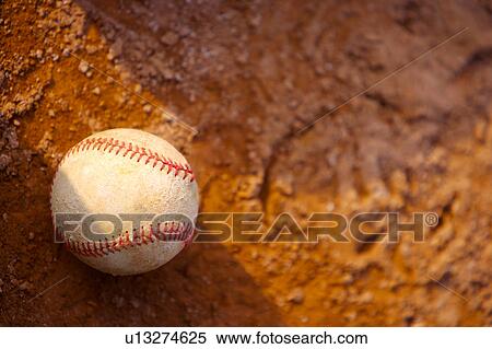 Baseball on playing field View Large Photo Image Stock Photography - Baseball on playing field. Fotosearch