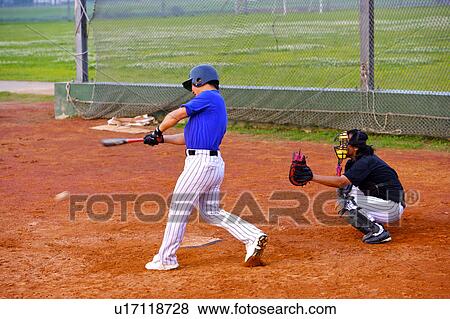 Two baseball player on playing field View Large Photo Image Stock Photo - Two baseball player on playing field. Fotosearch