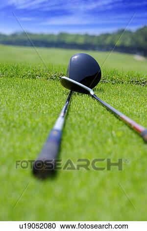 Stock Image - Golf clubs. Fotosearch
