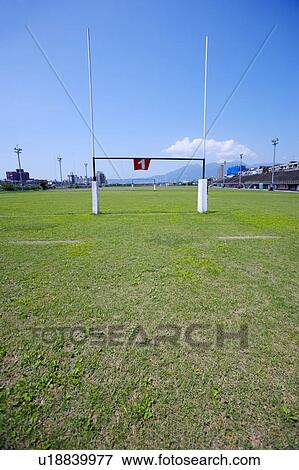 Stock Photo - American style goal. Fotosearch