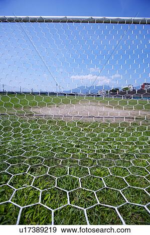 Stock Photo - Soccer net. Fotosearch