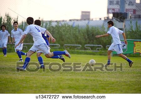 Soccer players View Large Photo Image Stock Photo - Soccer players. Fotosearch