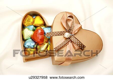 Stock Photo - A box of candies. Fotosearch