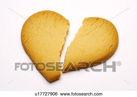 Stock Photograph - Broken cookie. Fotosearch