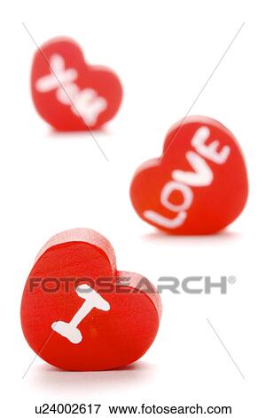 Heart-shaped objects View Large Photo Image Stock Photo - Heart-shaped objects. Fotosearch