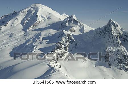 Aerial photograph of a glacier capped mountain, Mount Baker, Washington View Large Photo Image Stock Photography - Aerial photograph of a glacier capped mountain, Mount Baker, Washington. Fotosearch