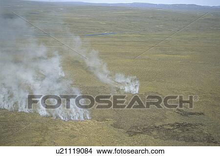 Aerial view, lightning-caused tundra fire, Ukkusiksalik National Park, Wager Bay, Nunavut, Canada View Large Photo Image Picture - Aerial view, lightning-caused tundra fire, Ukkusiksalik National Park, Wager Bay, Nunavut, Canada. Fotosearch